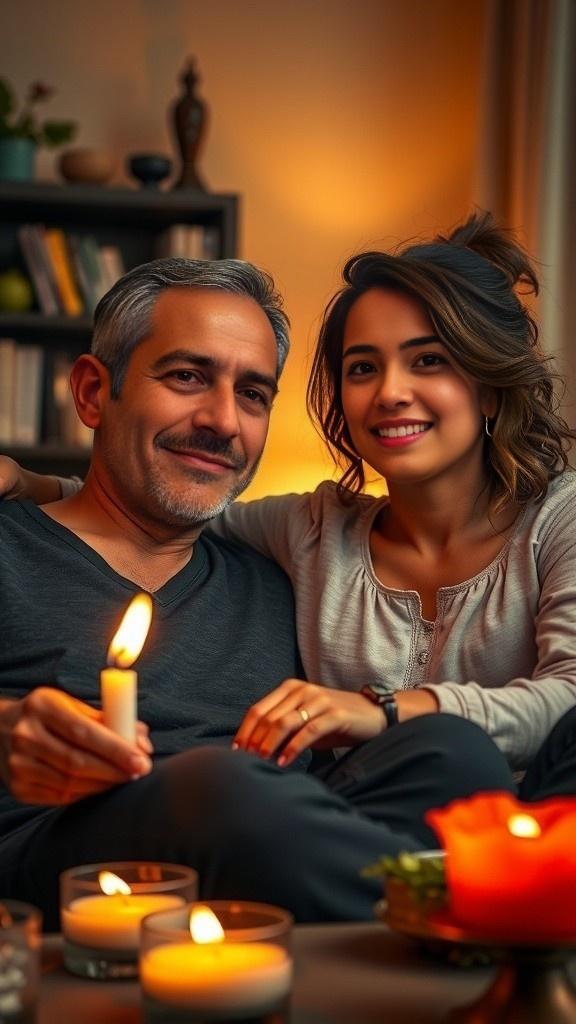 حب ودفء في ليلة دافئة