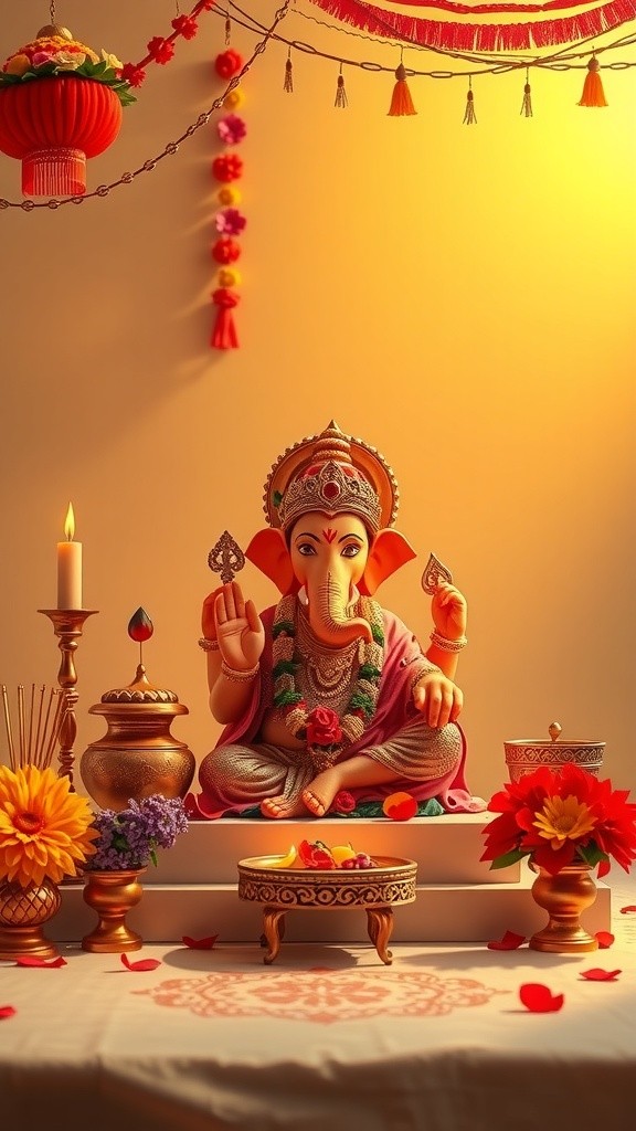 Ganesh Chaturthi Celebration Invitation by Gupta Family 🎉