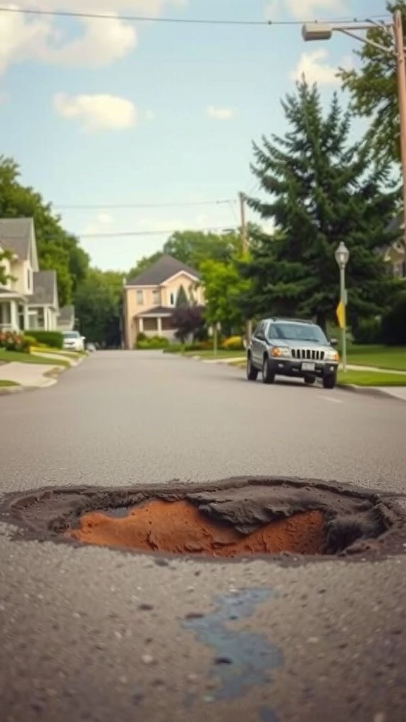 Floral Pothole Protest