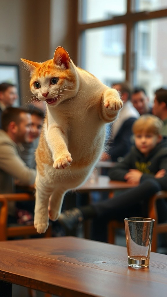Kucing Peliharaan dan Kekacauan di Meja