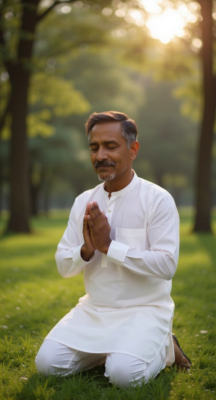 Unshaken Devotion: A Man's Unyielding Prayer Amidst a Snake Encounter