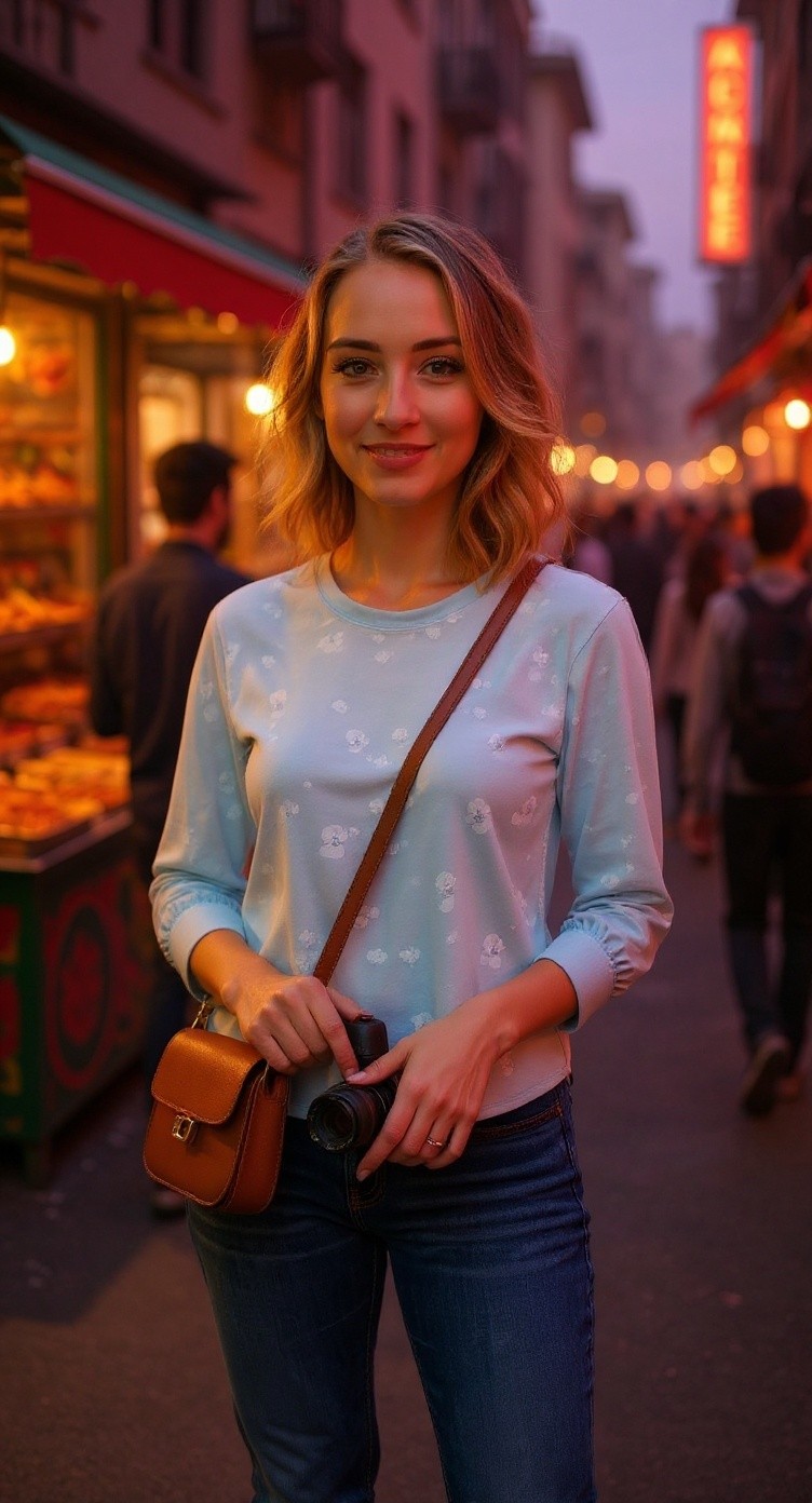 American Larki Ka Pakistani Galio Mein Food Ka Mazaa