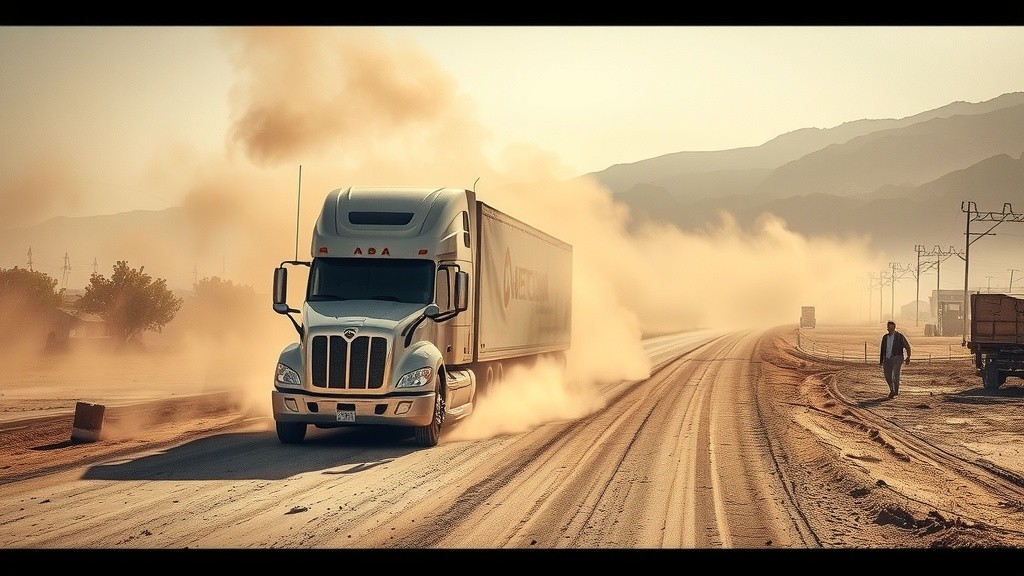 Cultural Exchange: Pathans Welcome American Truck in Peshawar