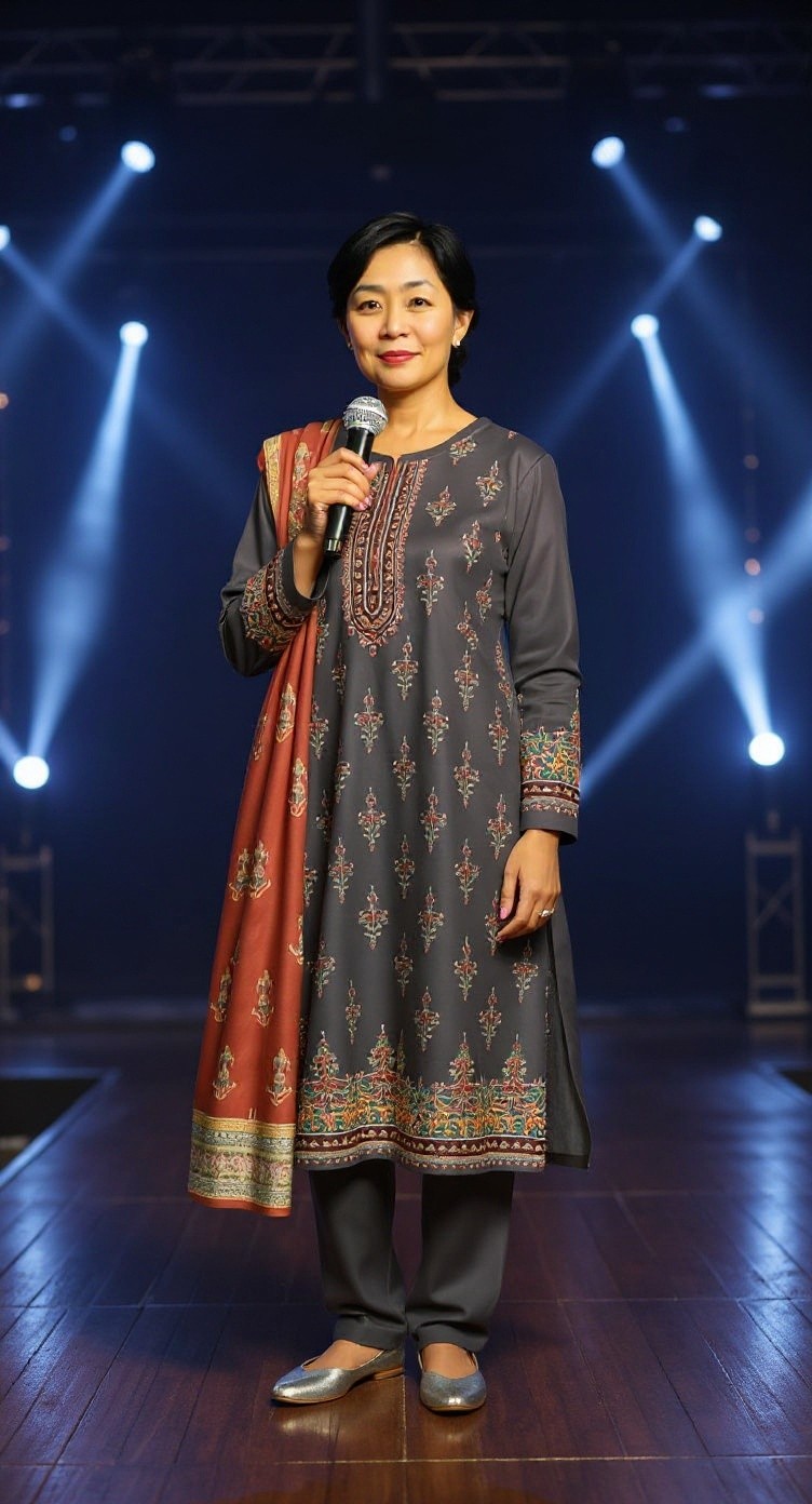 Korean Ladki Pakistani Dress Mein Dance Kar Rahi Hai