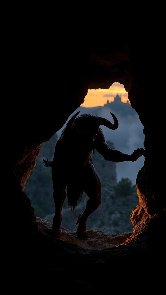 The Heroic Confrontation in the Labyrinth