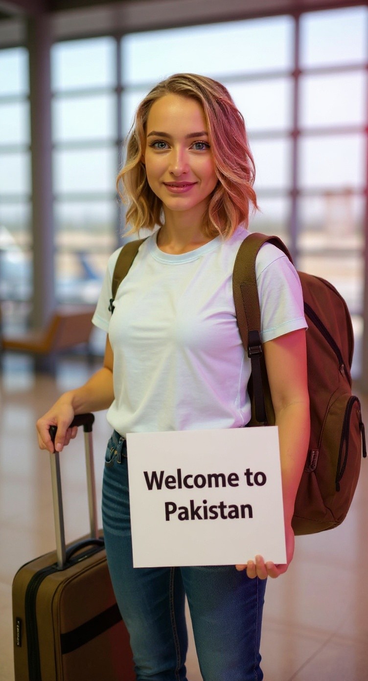 امریکی لڑکیاں پاکستان میں تفریح کے لئے آئی ہیں