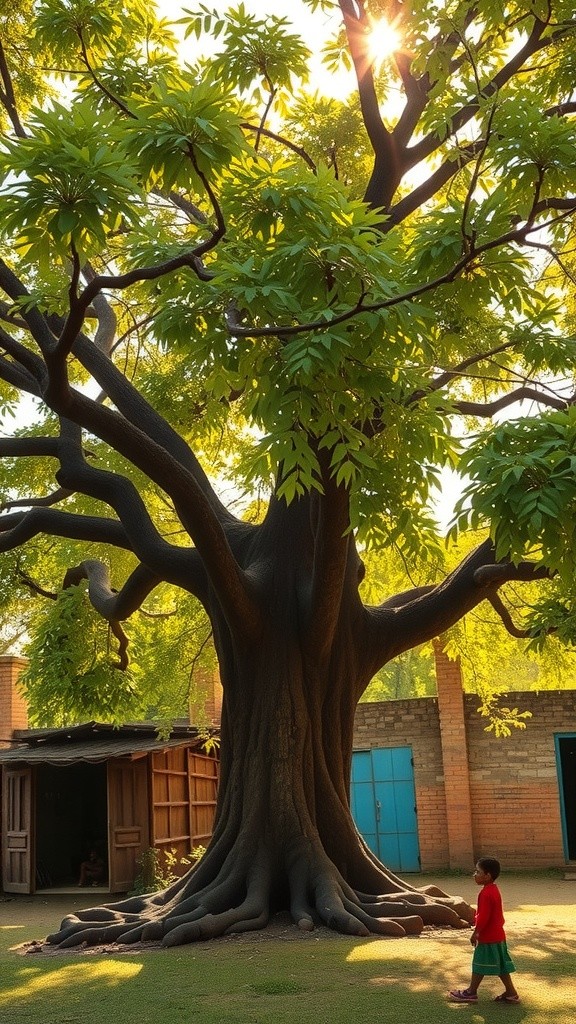 बचपन की छाँव: दादाजी का पेड़