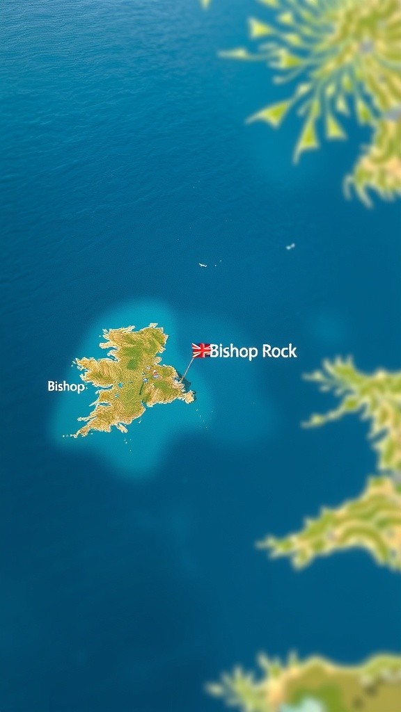 Bishop Rock: Pulau Terkecil di Dunia dengan Mercusuar Unik