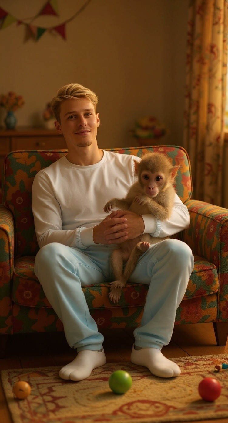 The Baby and the Monkey Adventure