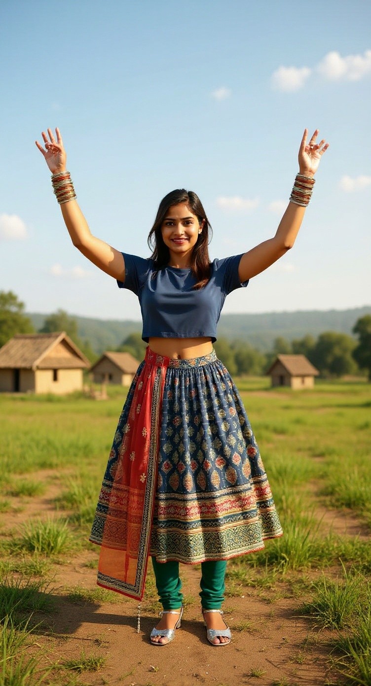 Celebration of Rural Life: A Traditional Dance