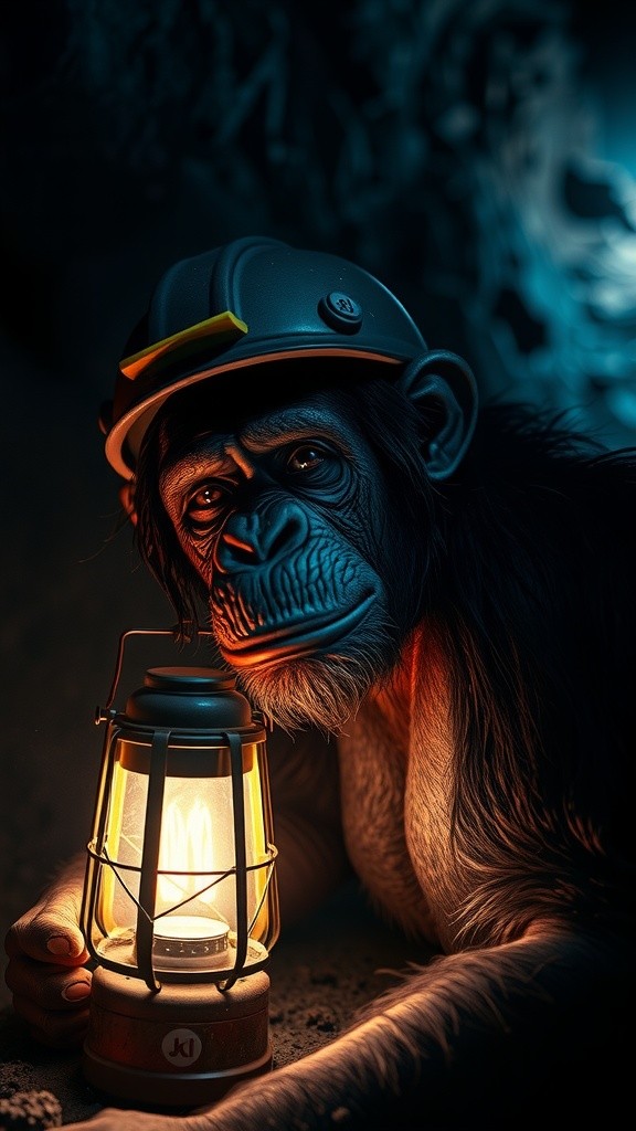 Unexpected Encounter: A Chimpanzee in the Coal Mine