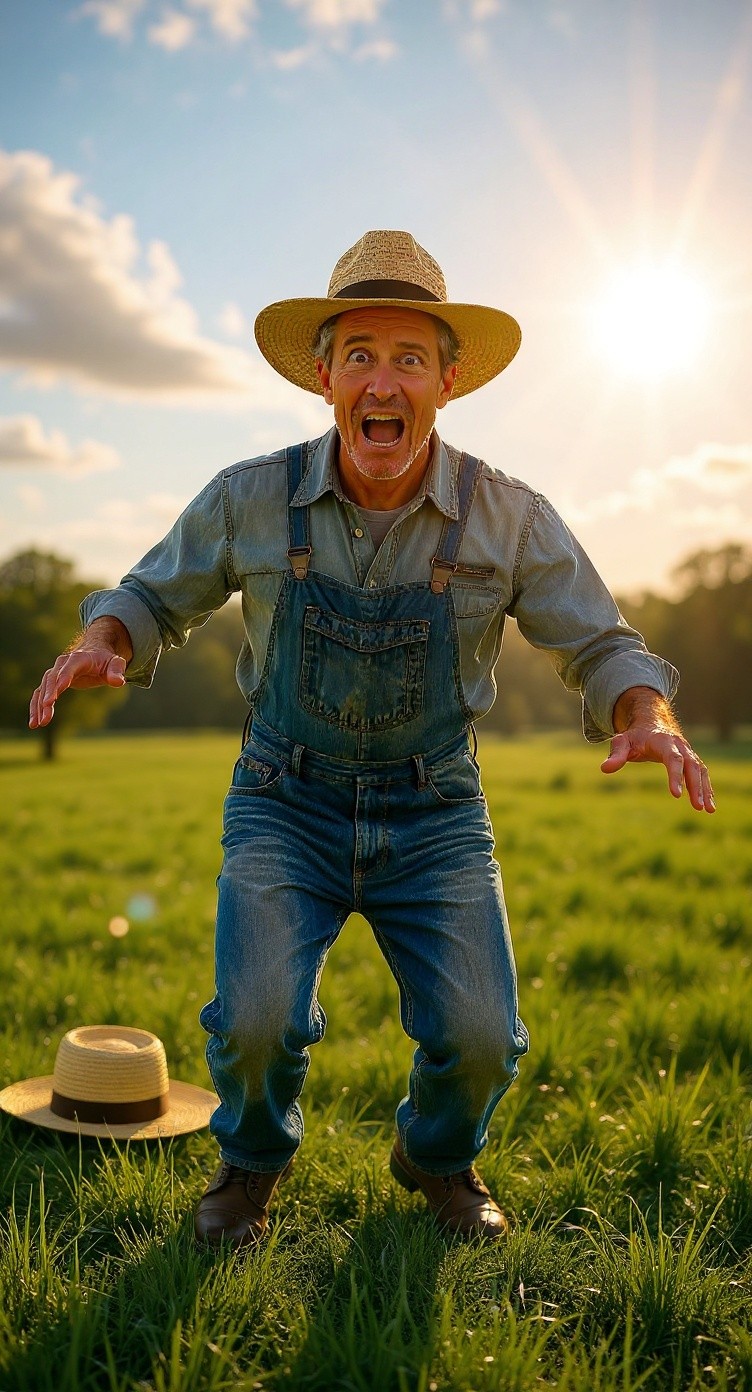 Beneath the Bursting Sunlight: A Farmer's Fall