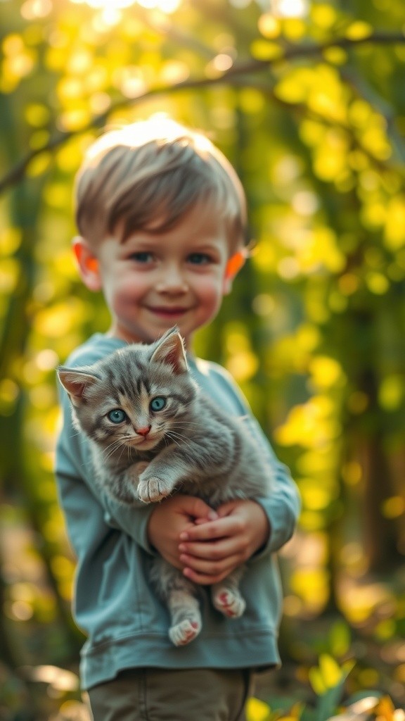 The Kitten and the Kind Rabbit