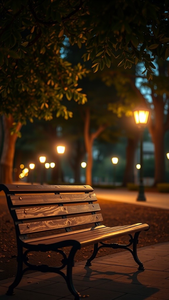 Love and Distance: A Farewell on a Park Bench