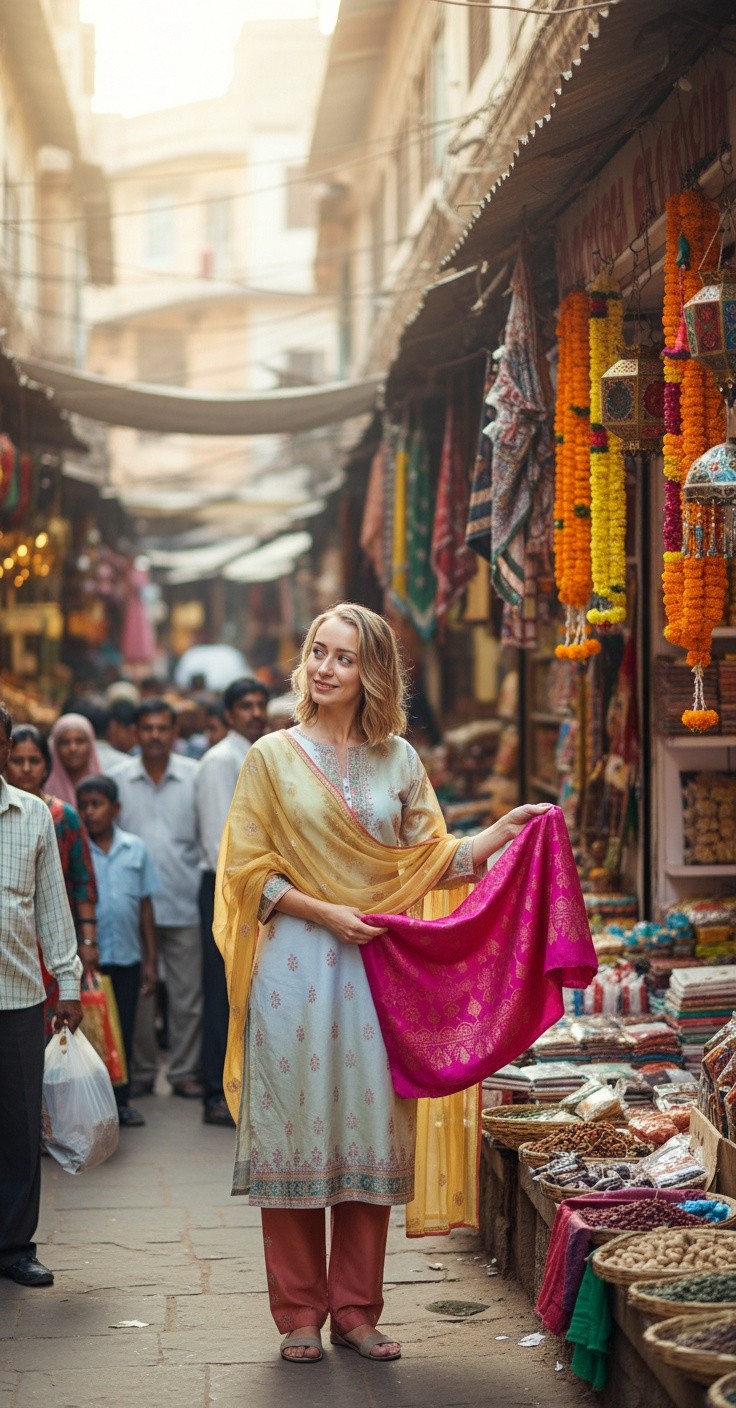 America ki ladki aur Indian Dress ka Jadoo!