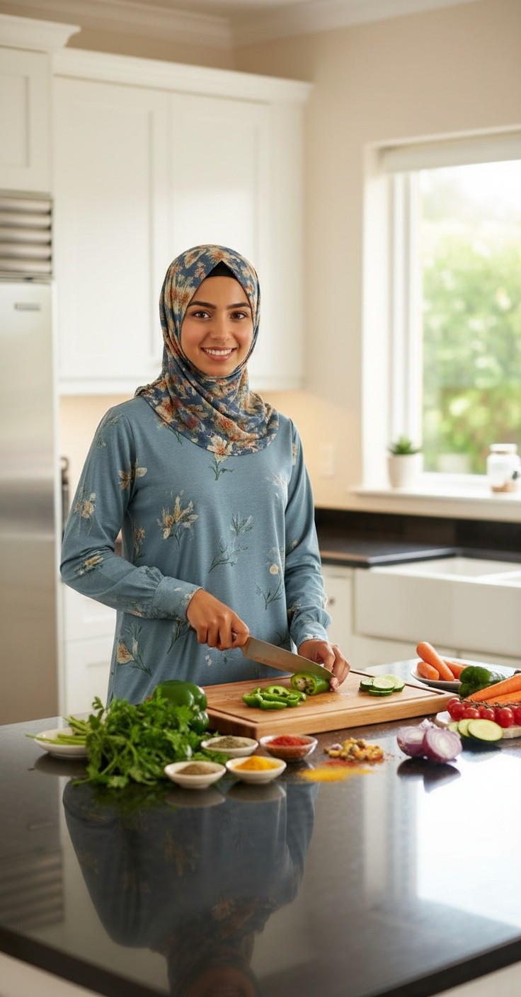 Fika Memasak Rendang: Cerita Seorang Perempuan Muslim Berhijab
