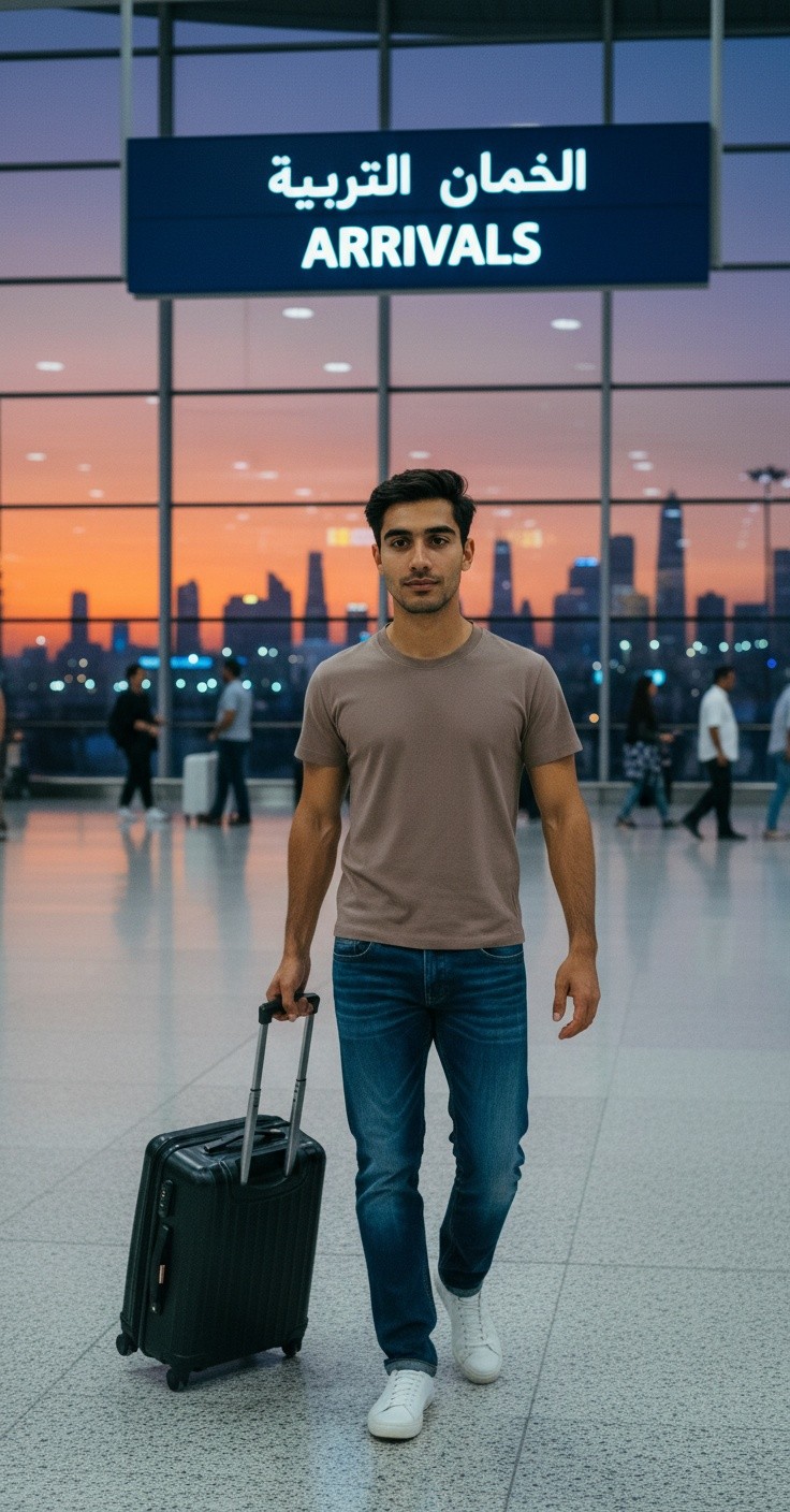 تهنئة عمر بقدومه من مصر إلى الرياض