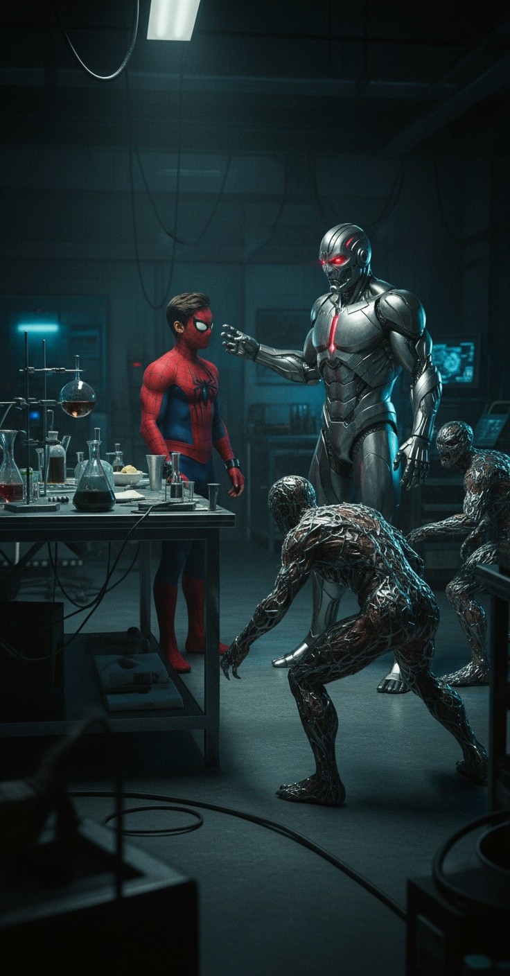 परछाईयों का जाल: Iron Man, Spider-Man और Hulk की संगठित लड़ाई