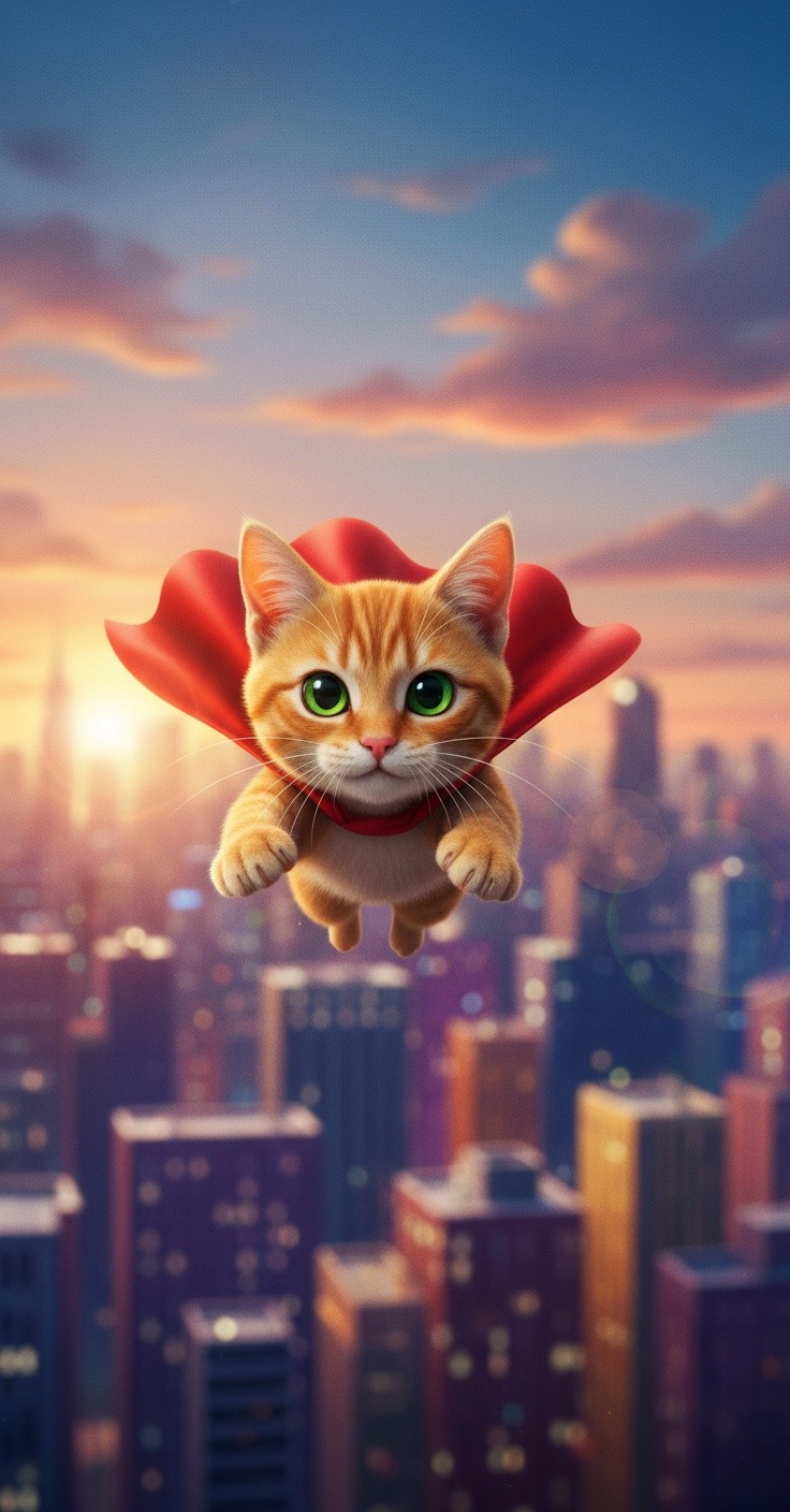 Superhero Cats and Wacky Races: A Colorful Cartoon Adventure!