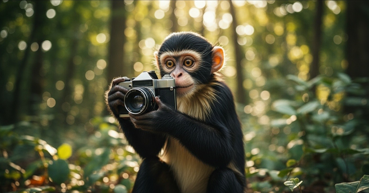 बंदर का फनी व्लॉग: जंगल की मस्ती!