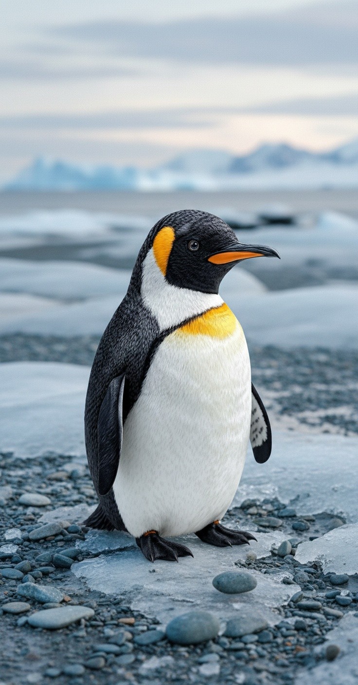 Keanggunan Pinguin Raja di Alam Kutub