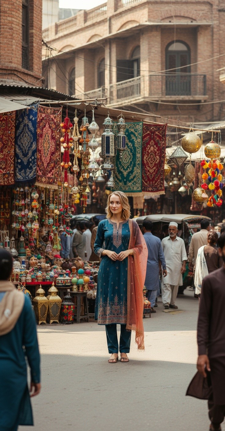 American Larki Pakistani Kapre Pehn Kr Ghum Rahi Hai