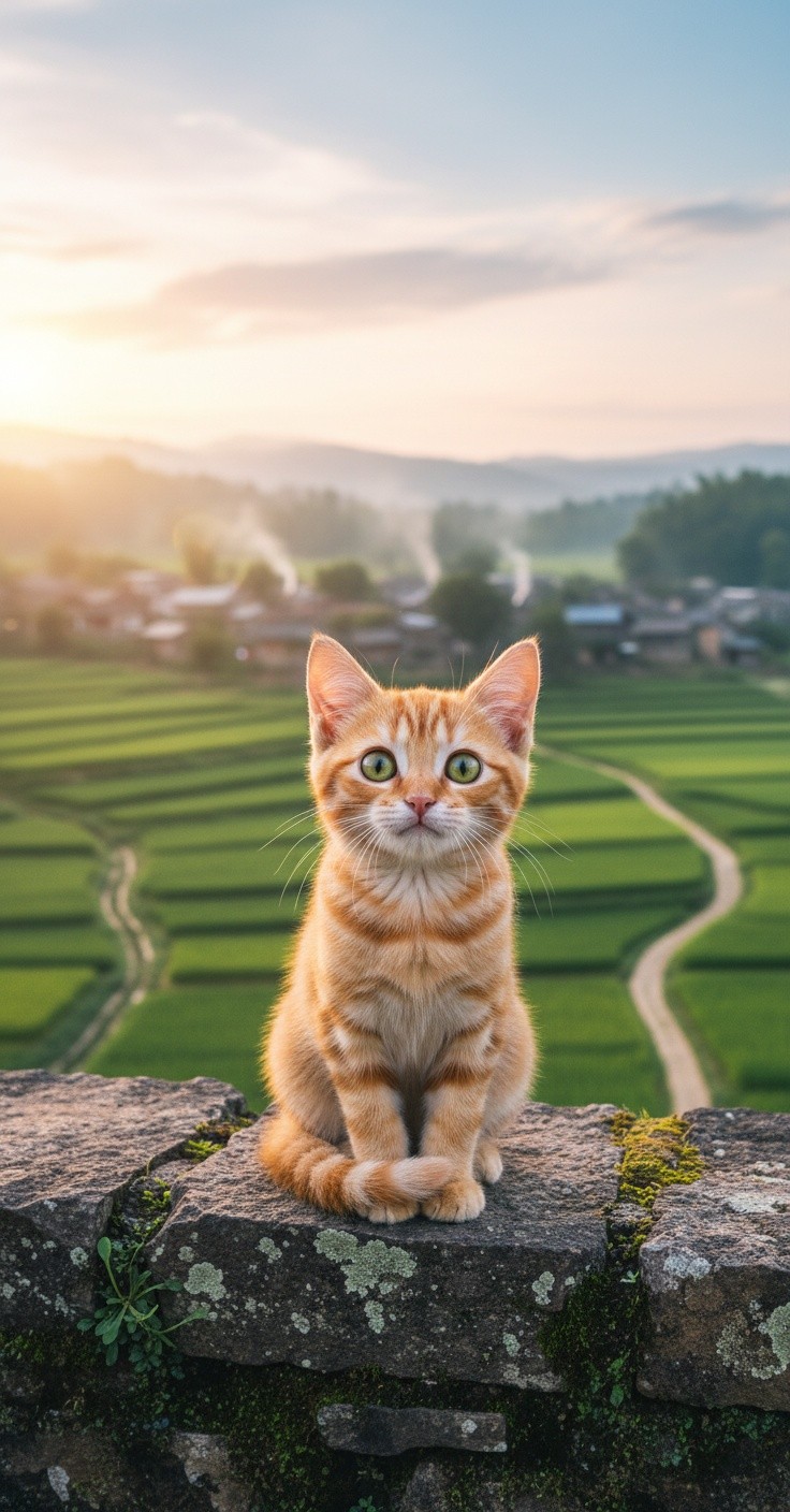 Kucing Tepat Waktu dan Warung Ikan