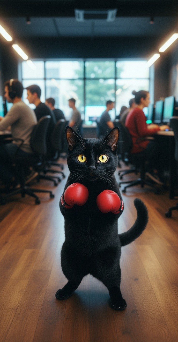 The Viral Boxing Cat: An Epic Tale of Twists and Turns