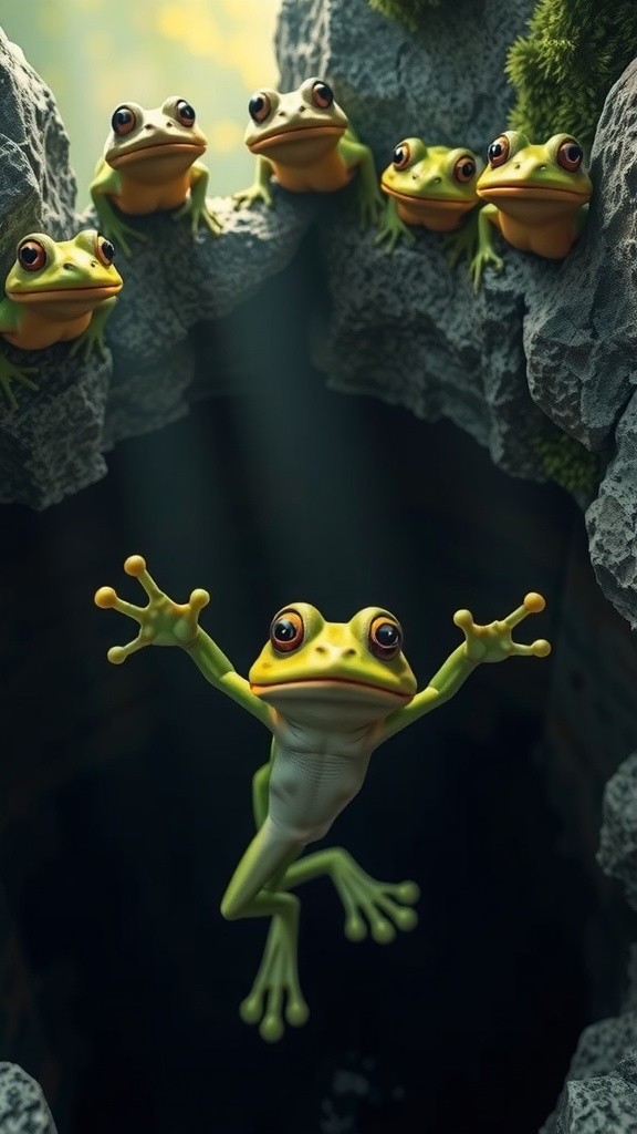 कोशिश से मिली सफलता: एक बहरा मेंढ़क की कहानी