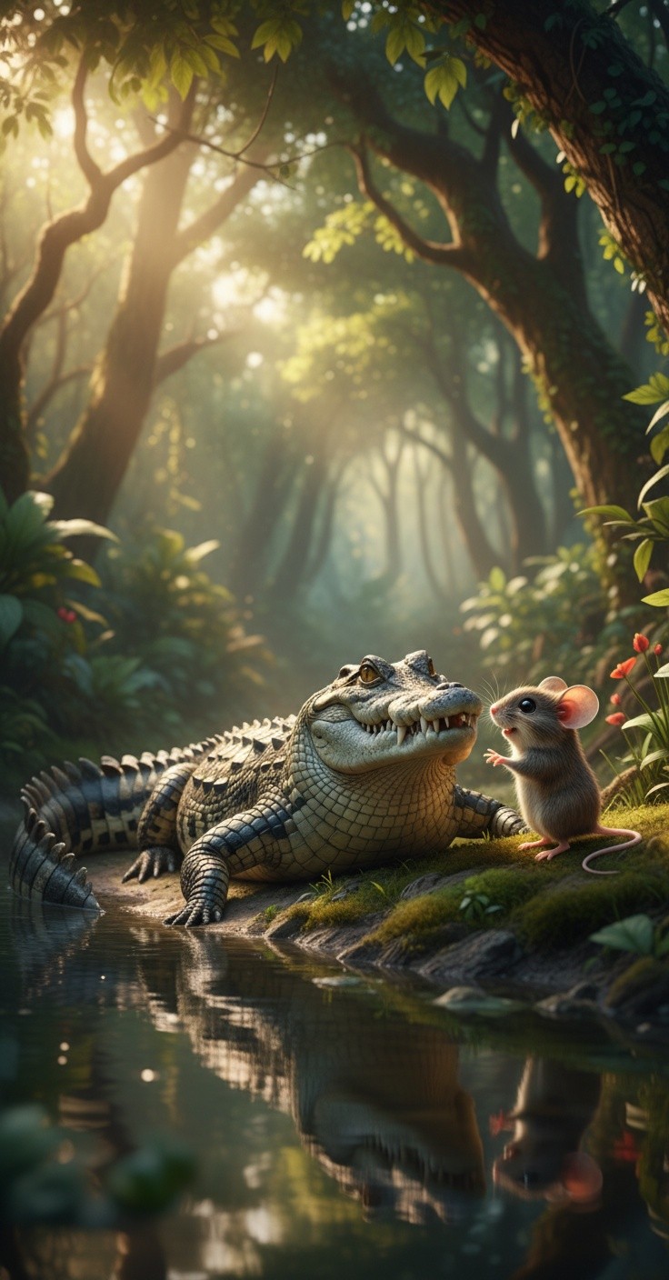 Persahabatan Kancil dan Buaya