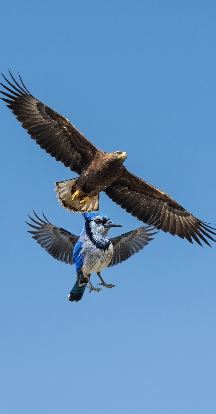 Captain Eagle and the Little Bird's Journey