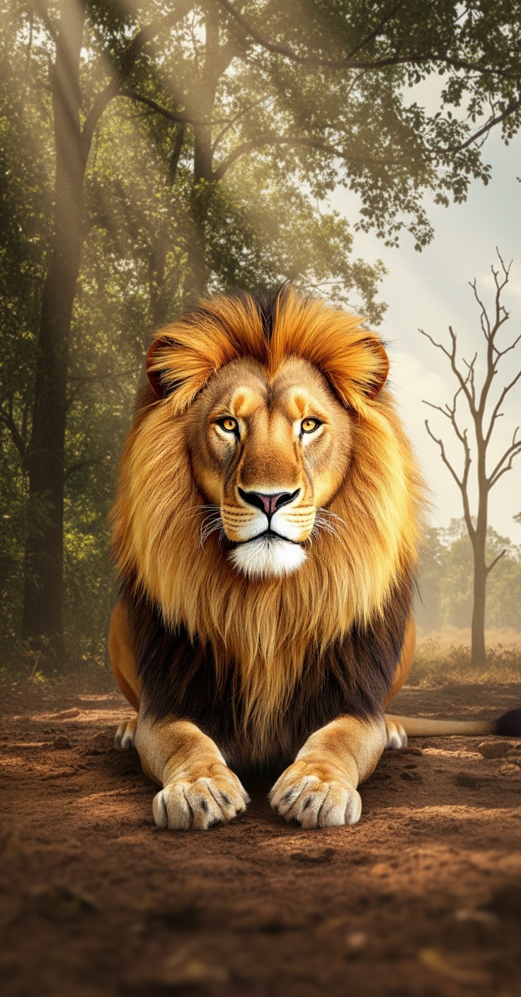 شیر اور لومڑی کی ہوشیاری: جنگل کی کہانی