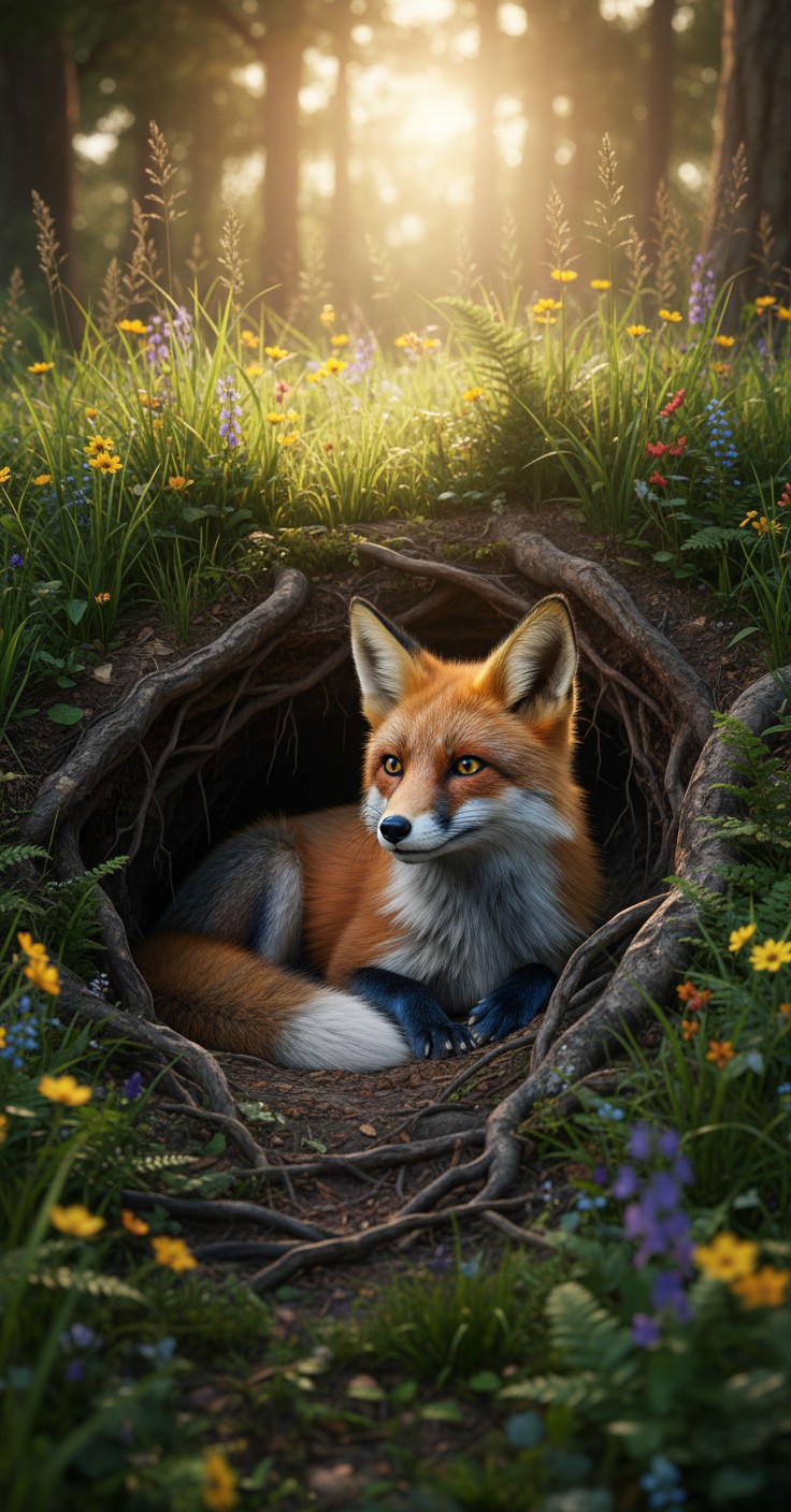 A Journey in Warm Digital Illustration