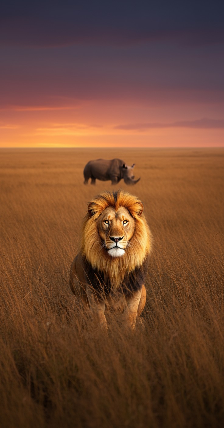 Singa Lapar dan Badak Santai: Bisnis Unik!