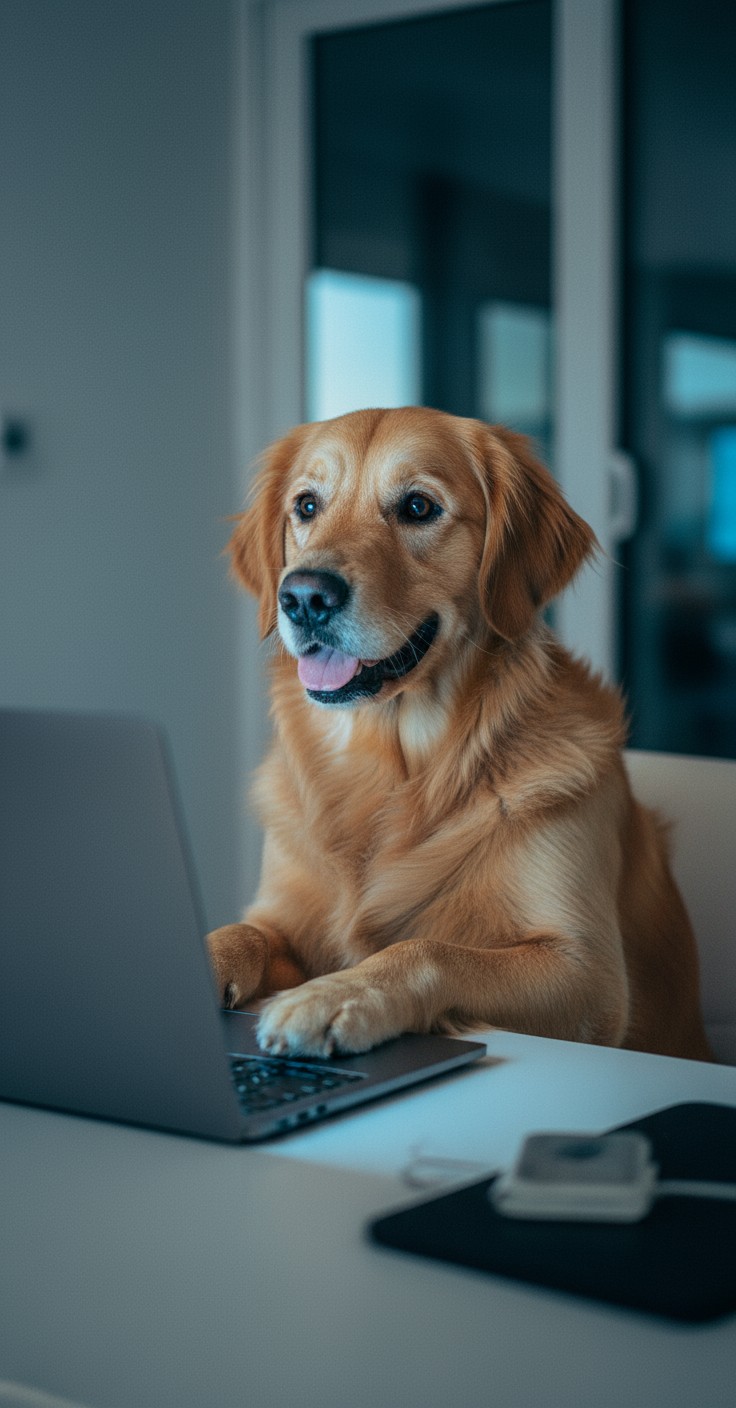 फेसबुक पर कुत्ते की फनी DP