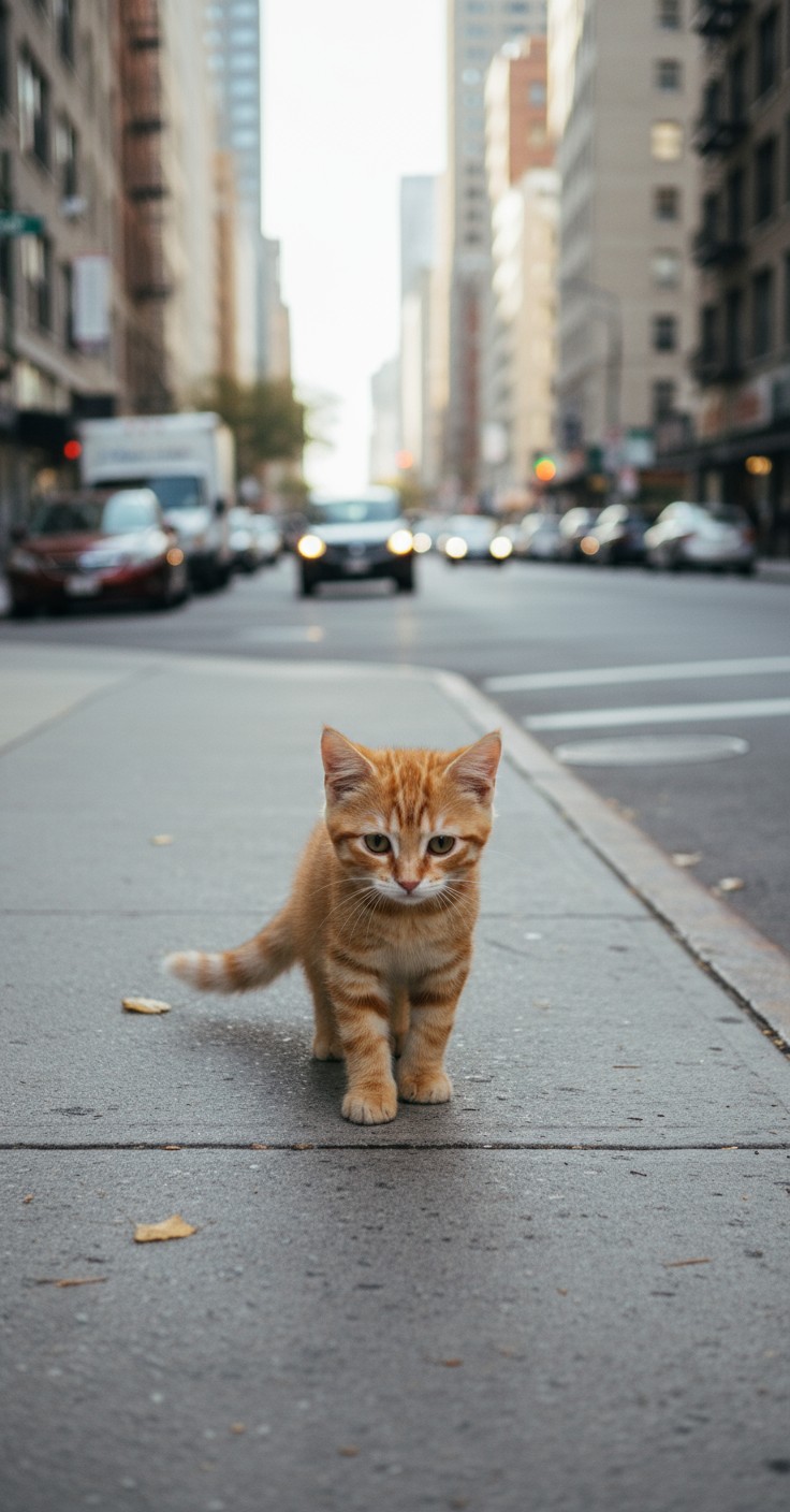 Brave Cat Saves Abandoned Puppy!