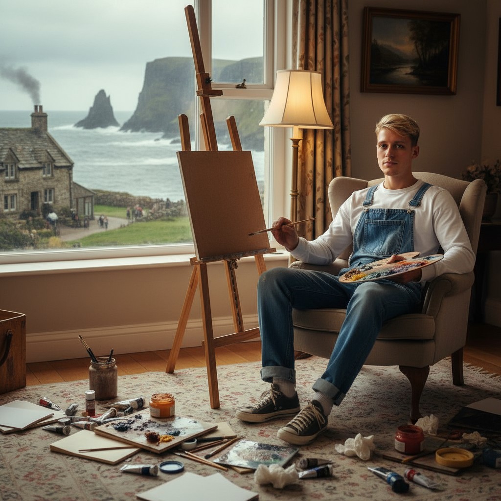 Brushstrokes and Driftwood