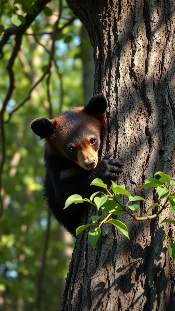 Bear Stuck in a Tree