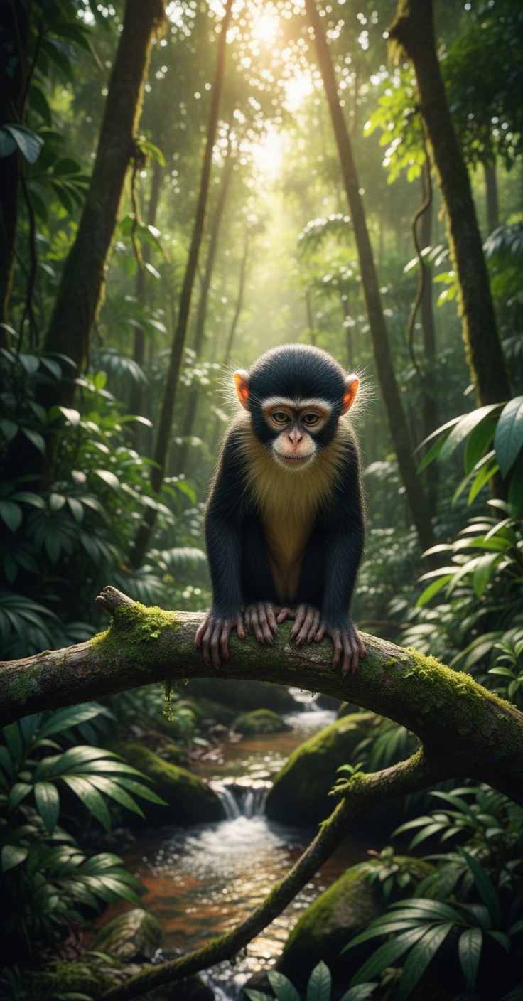 Chalaak Bandar aur Magarmach ki Kahani