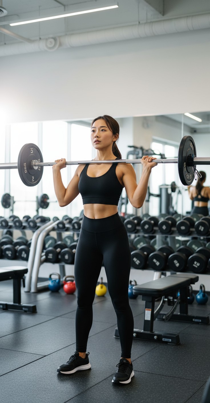Korean Fitness: Dumbbell Curls Workout