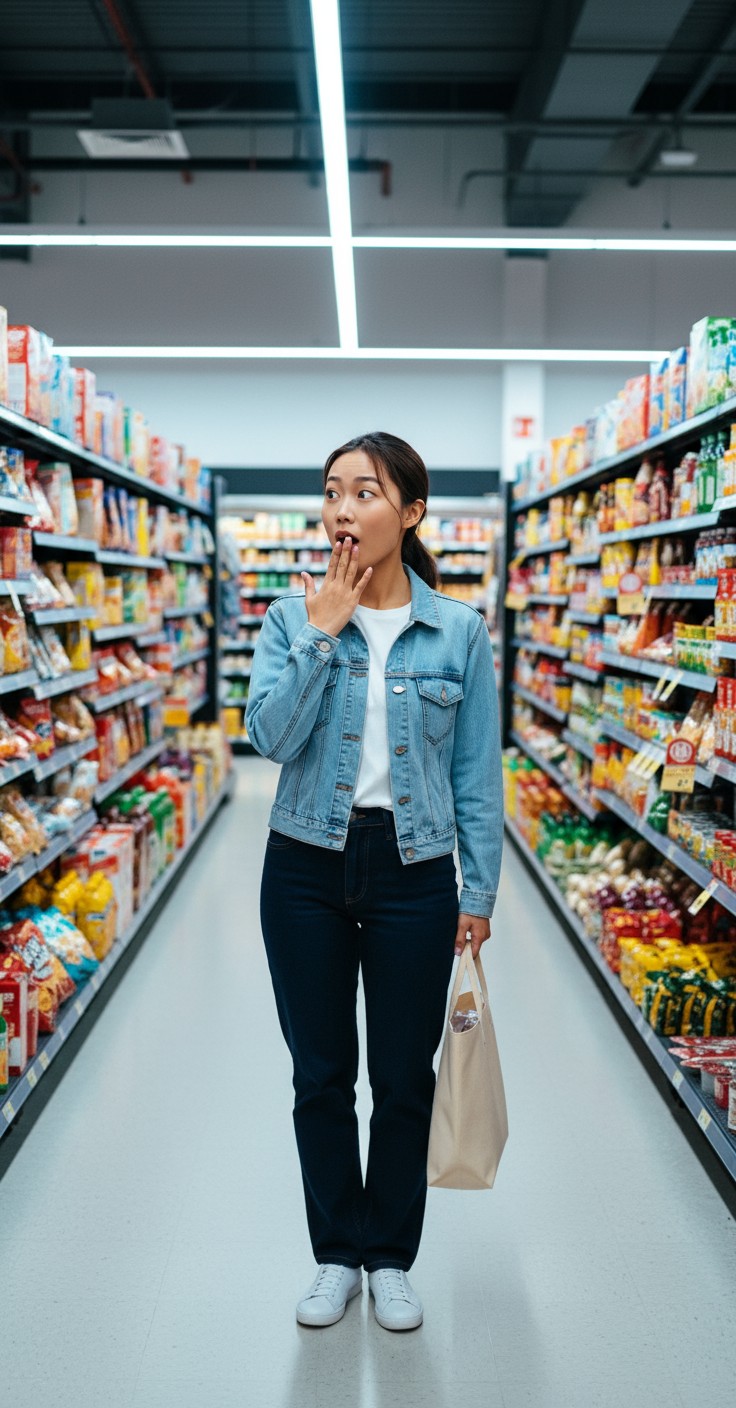 Perubahan Teman di Supermarket