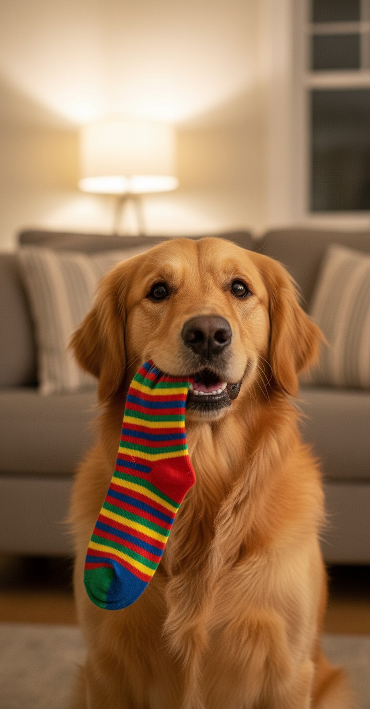 The Deeper Meaning Behind Your Dog Stealing Socks