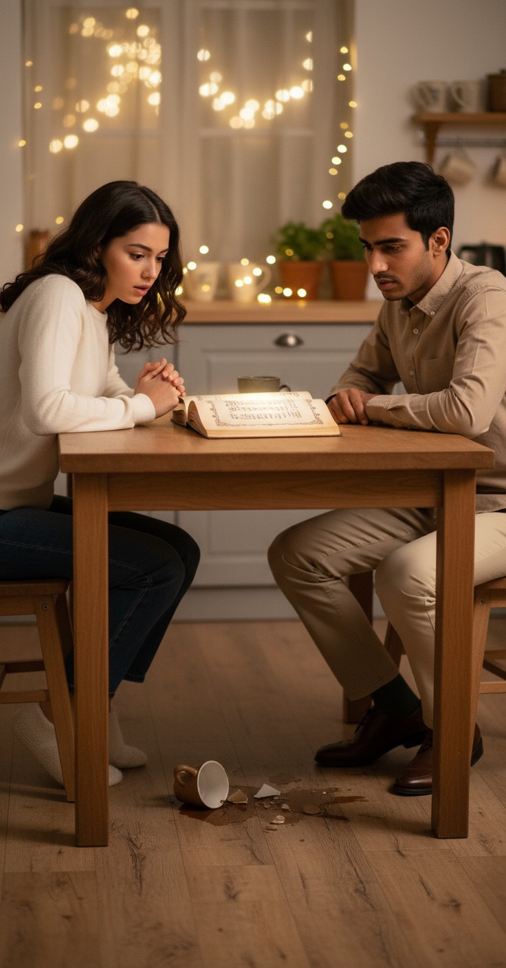 The Couple and the Broken Cup
