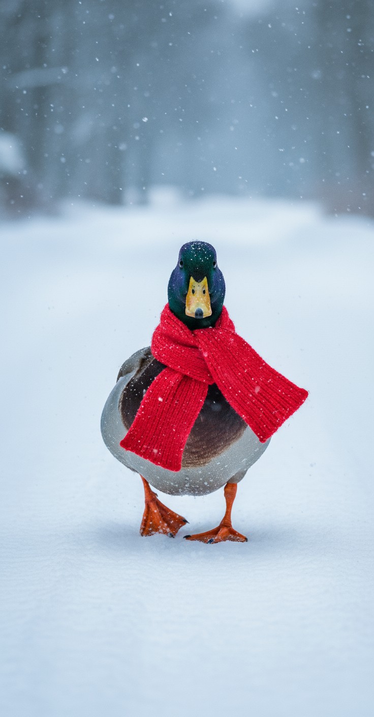 A Duck's Cozy Bonfire Adventure