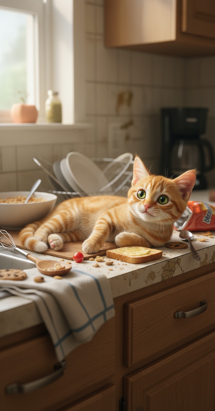 Kucing Gendut dan Tikus Kecil Bertukar Tubuh