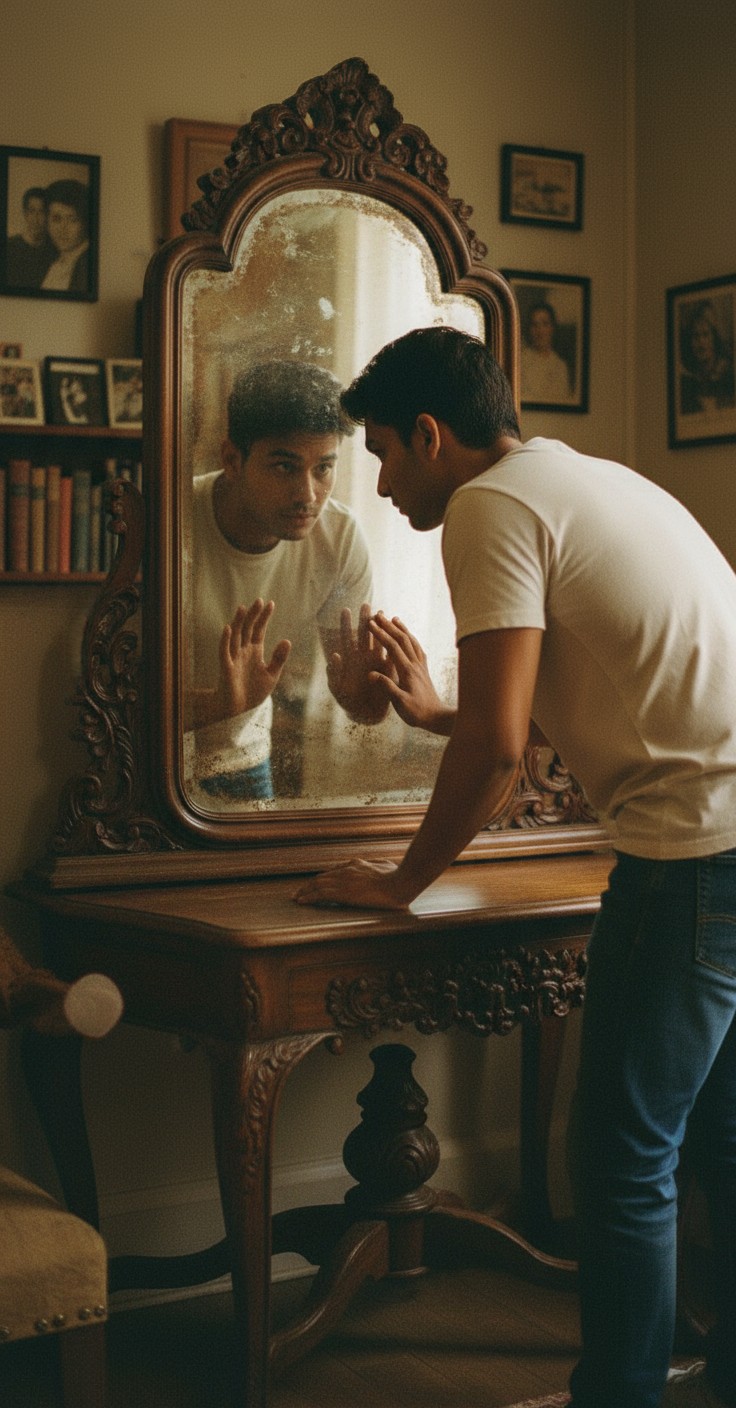 আয়নার ভিন্ন প্রতিচ্ছবি