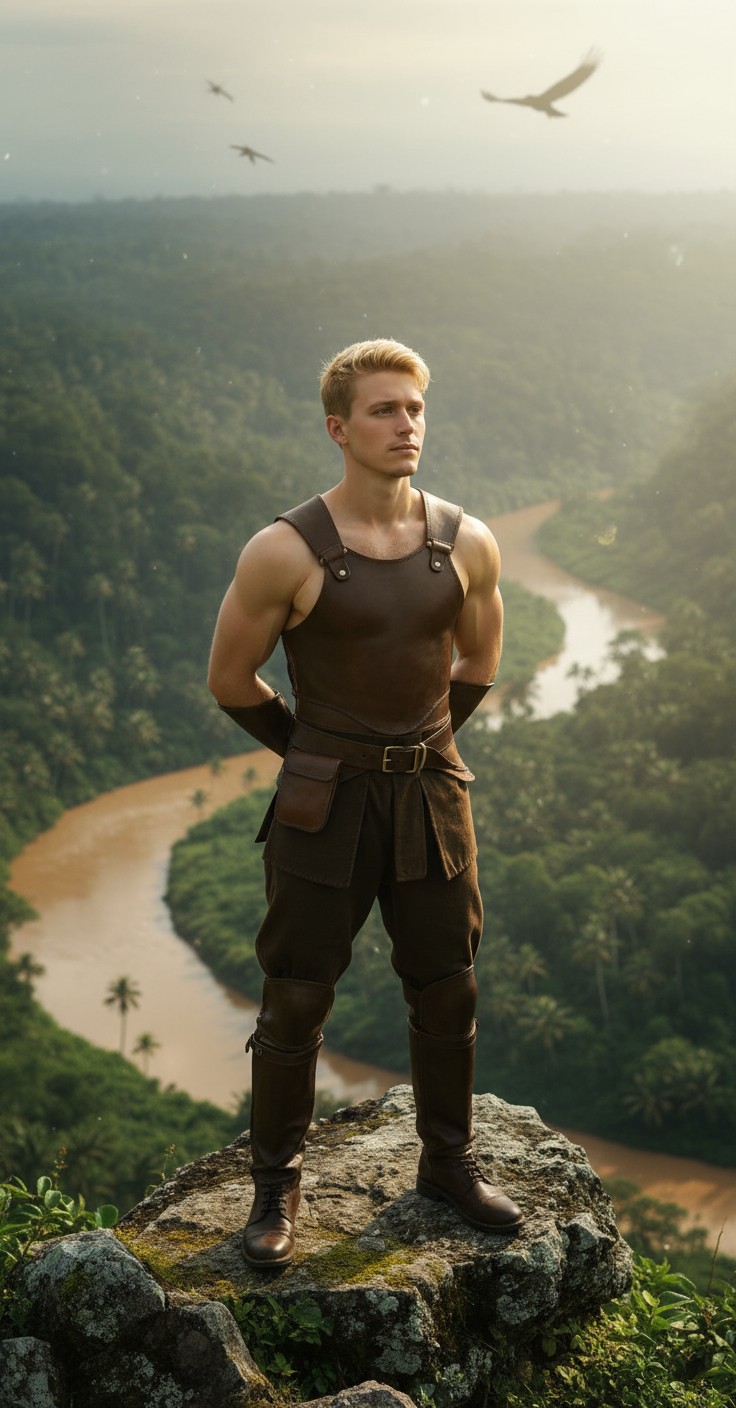 A King Battles and Defeats a Crocodile