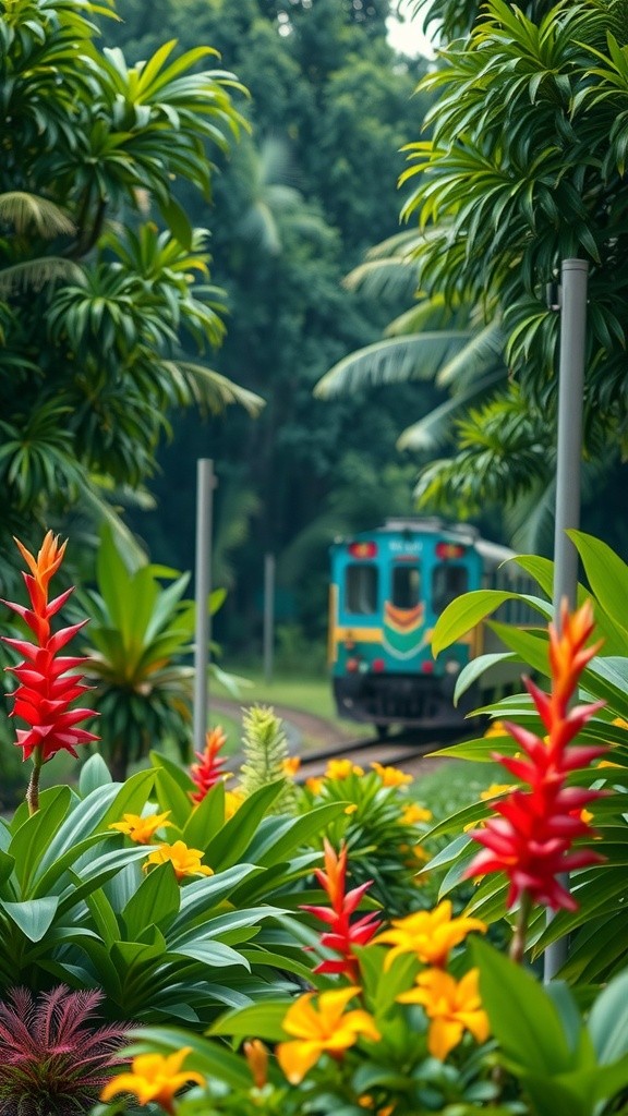 The Brave Elephant and Lion on the Train Adventure!