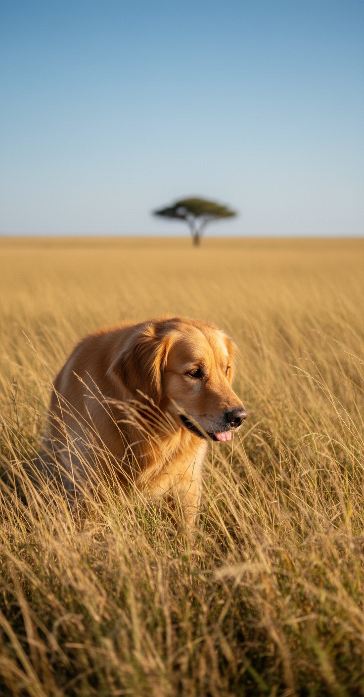 Heroic Rescue: Man Saves Dog from Wild Lion