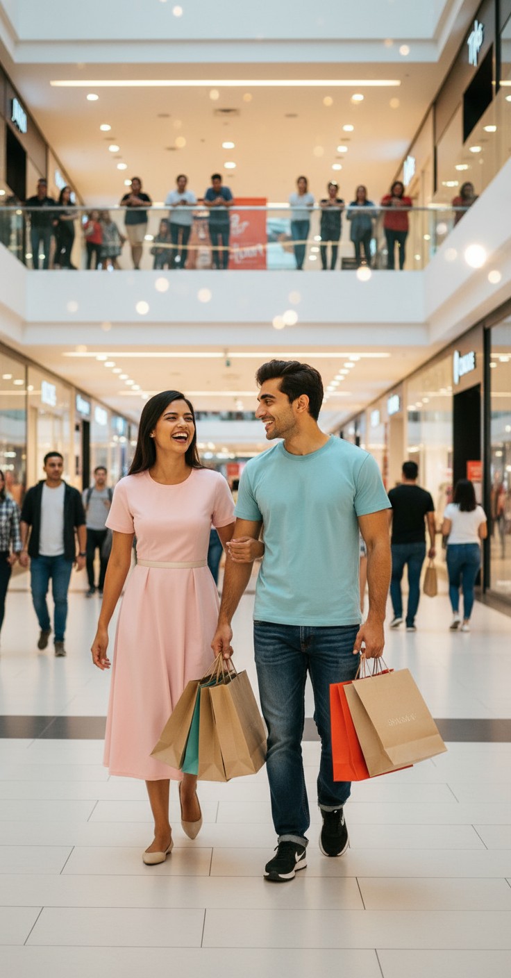 Romantis dan Praktis: Suami Istri di Mall